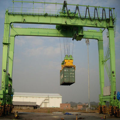30M Container Rtg جسرية كرين لاسلكي للتحكم عن بعد