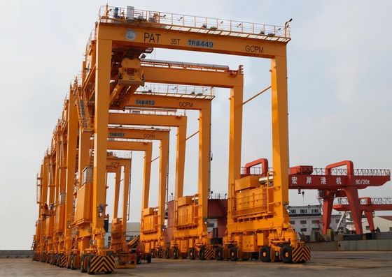 المحمول المحمول RTG RMG Container Gantry Crane 40T للمستودعات