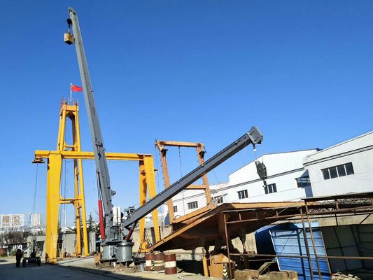 Q235B Marine Deck Crane Fixed Boom Crane 3 - 30m نصف قطر العمل