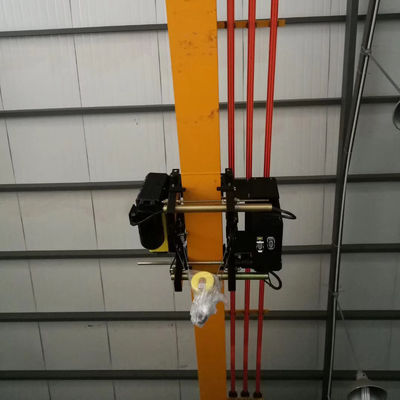 0.5 - 15 طن الرافعة العلوية ذات الشعاع الواحد ذات المساحة المنخفضة من النوع الأوروبي