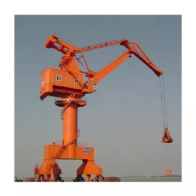 أربع وصلات من نوع Mobile Harbour Portal Crane Portal Slewing Crane 25t 45m Boom