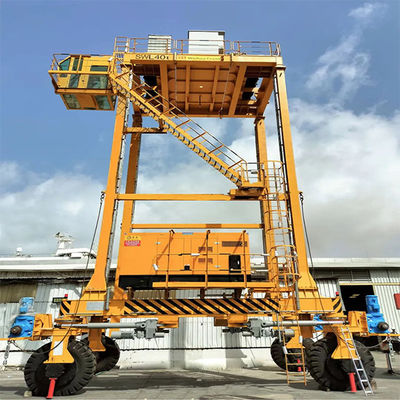 30t 40.5t بوابة حاوية جسرية رافعة الإطارات المطاطية A6 A7 A8