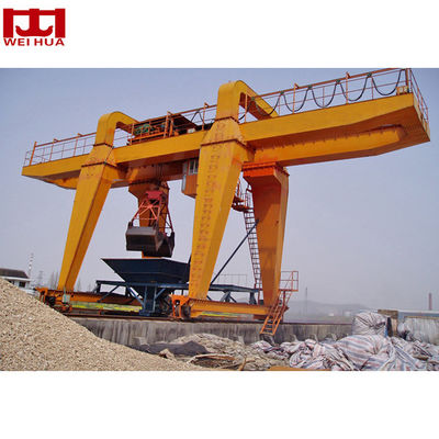 MZ Type A3-A8 Double Girder Goliath Gantry Crane 50 طن مع هوك