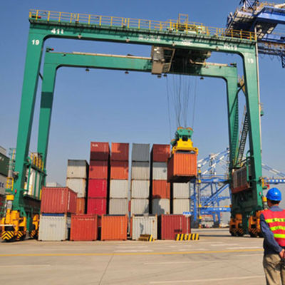 30M Container Rtg جسرية كرين لاسلكي للتحكم عن بعد